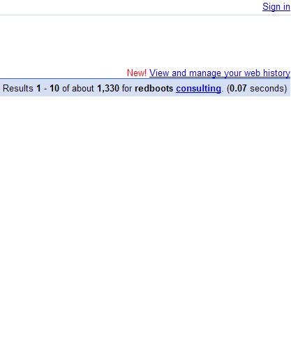 non personalized Google Search Result